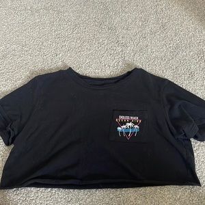 cropped/endless beach shirt